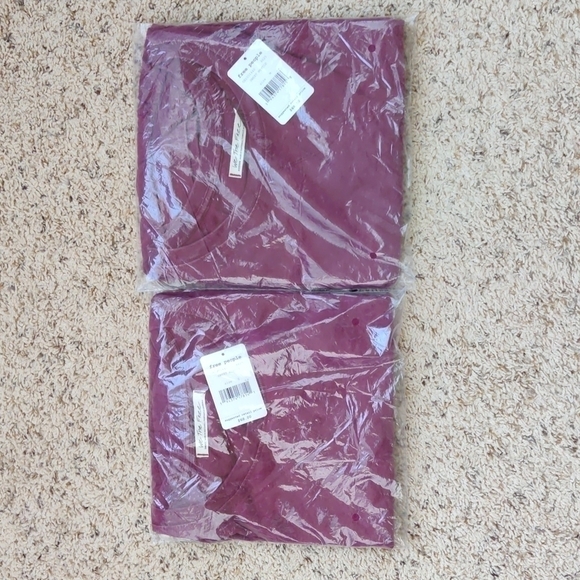 NEW $68 Free People 213 Tee Sweet Myrtle - Picture 8 of 10